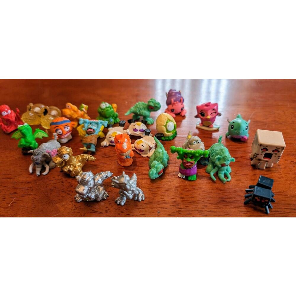 Miscellaneous Lot Mini Figures Toys Zuru Smashers Hatchimals Minecraft 28 Pc